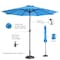 Pure Garden 9-Foot Outdoor Patio Umbrella, Blue 83-OUT5443 - alternate 5